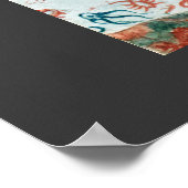 Poster van de Lagen van de aarde met titel (Hoek)