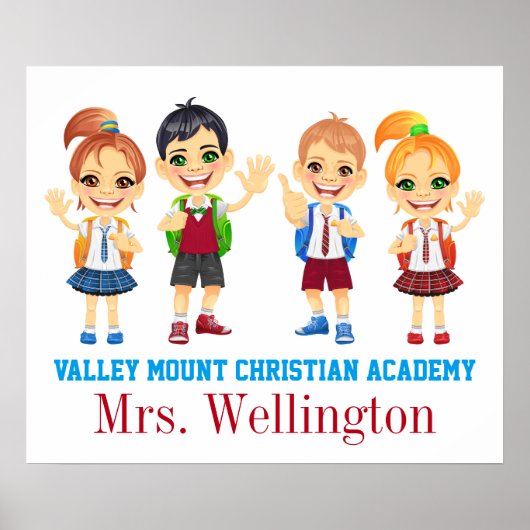 Poster van de leerschool - SRF (Voorkant)