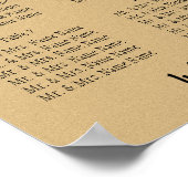 Poster van de Leopard-printkaart (Hoek)