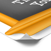 Poster van de leraar Dag, bedankt! (Hoek)