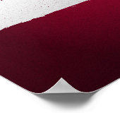 Poster van de Letse vlag (Hoek)