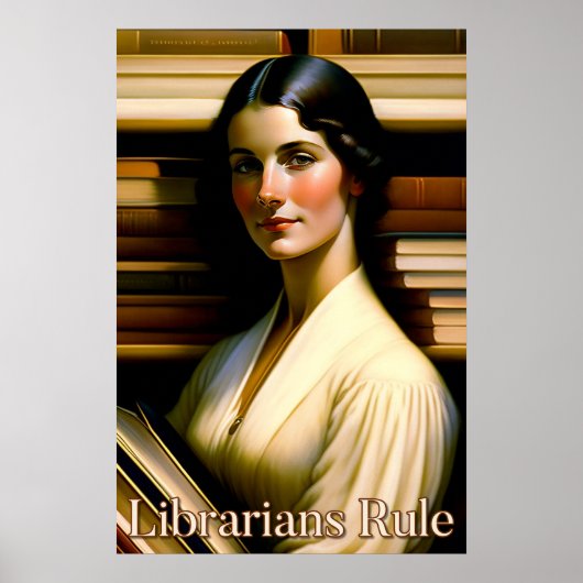 Poster van de Libraries Rule (Voorkant)