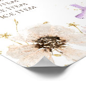 Poster van de lijst met gedroogde bloemen (Hoek)