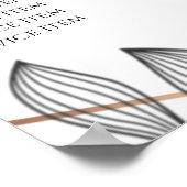 Poster van de lijst van olieprijzen voor geometris (Hoek)