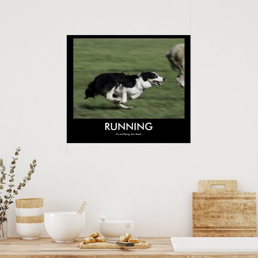 Poster VAN DE LOPENDE demotivatie (Keuken)