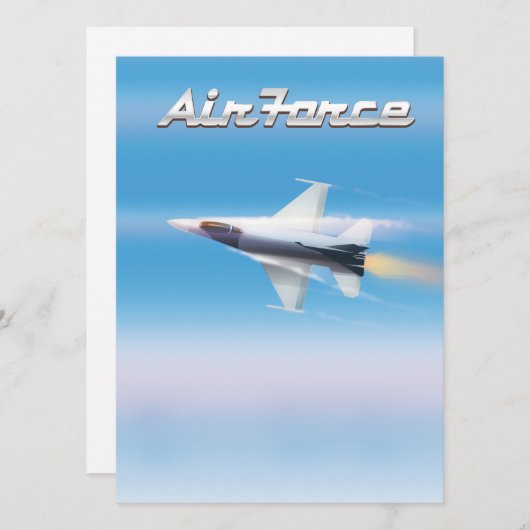 Poster van de luchtmacht (Voorkant / Achterkant)