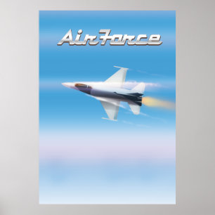 Poster van de luchtmacht