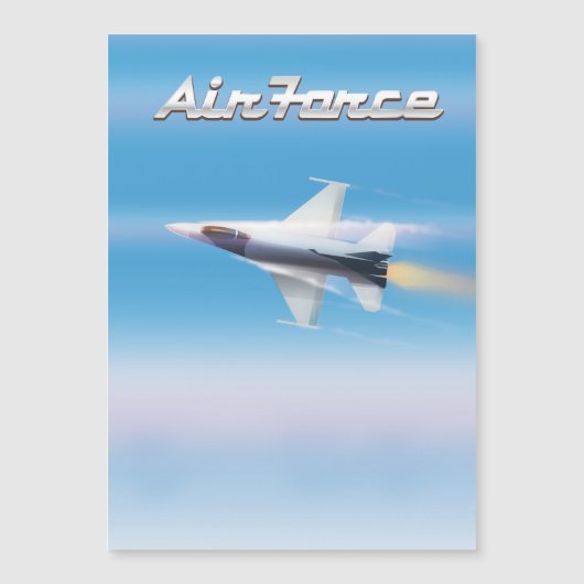Poster van de luchtmacht (Voorkant)