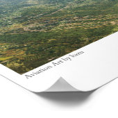 poster van de luchtvaartkunst "Lockheed P-38 Light (Hoek)