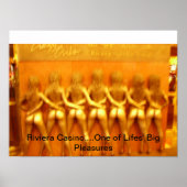 Poster van de luie meisjes van de Riviera (Voorkant)