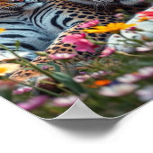 Poster van de luipaard/witte tijger (Hoek)