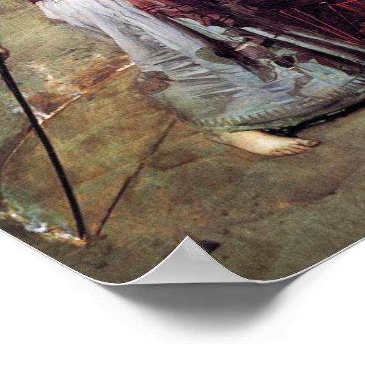 Poster van de magische cirkel vóór Raphaelite (Hoek)