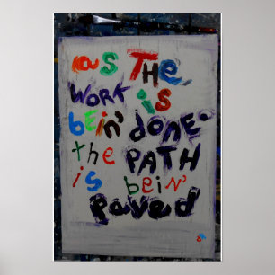 poster van de manier
