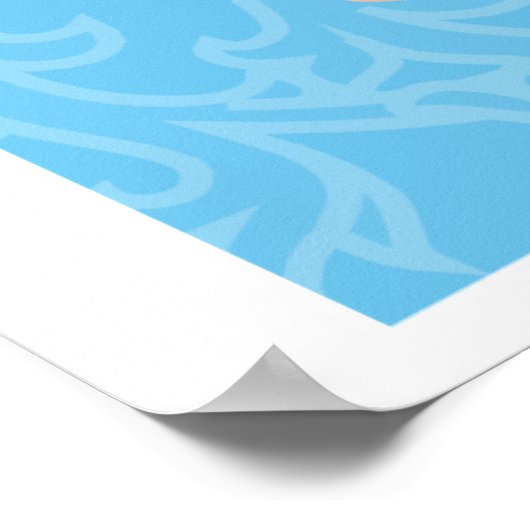 Poster van de mankjesaap (Hoek)