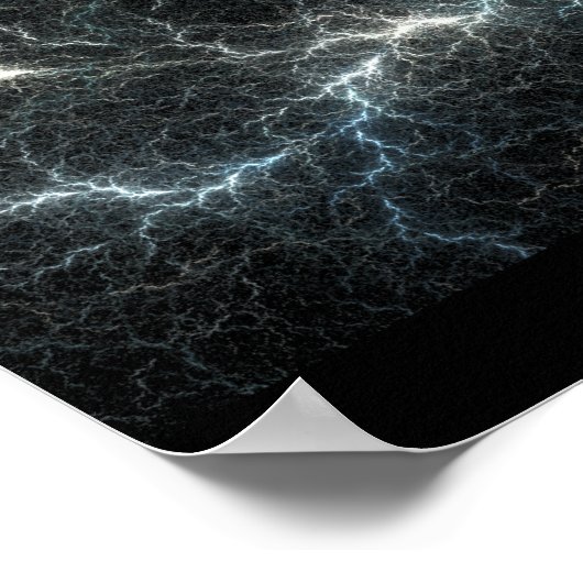 Poster van de materiaalantimaterie-botsing (Hoek)