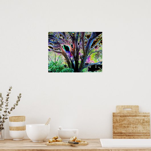 Poster van de melkboom (Keuken)