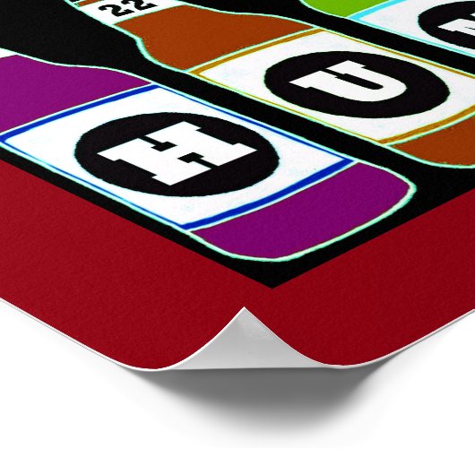 POSTER VAN DE MENSENRECHTEN - 30 VLAKKERS VAN DE U (Hoek)