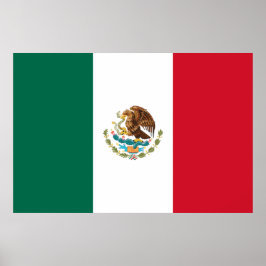 Poster van de Mexicaanse Nationale Vlag (Mexico)