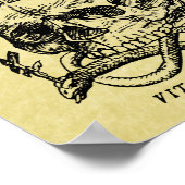 Poster van de middeleeuwse houtsnipper (Hoek)