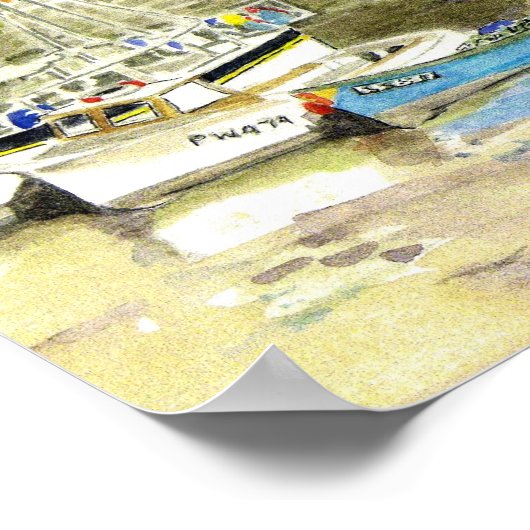 poster van de "modderflessen (Padstow)" (Hoek)