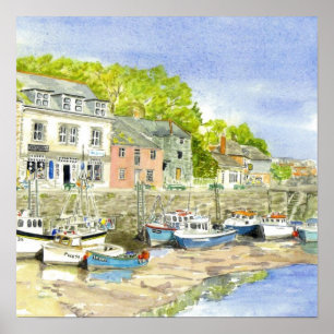 poster van de "modderflessen (Padstow)"