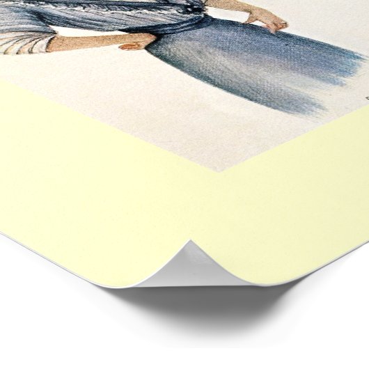 Poster van de Modes van Parijs in 1910 (Hoek)