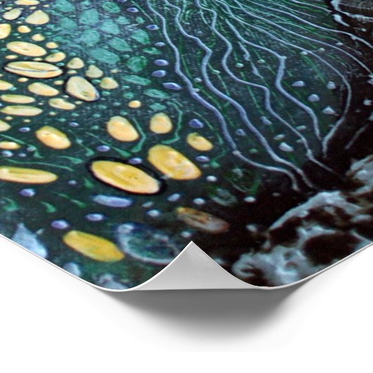 Poster van de moeraslevensduur (Hoek)