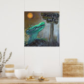 Poster van de moeraslevensduur (Keuken)