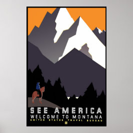 " Poster van de Montana van WPA"