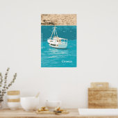 Poster van de muur van griekenland (Keuken)