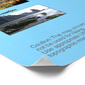 Poster van de nationale olympische parkkaart (Hoek)