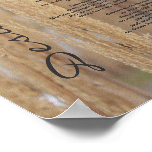 Poster van de Natuur van Desiderata (Hoek)