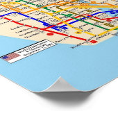 Poster van de Newyork-metro (Hoek)
