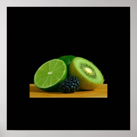 poster van de nog steeds levende vruchten (Voorkant)