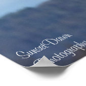 Poster van de noordelijke Harrier en Short=Eared O (Hoek)