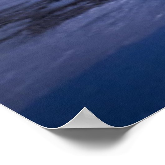 poster van de noordelijke lichten (Hoek)