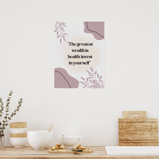 Poster van de notering voor ziekenhuis, medisch ce (Keuken)