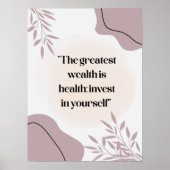 Poster van de notering voor ziekenhuis, medisch ce (Voorkant)