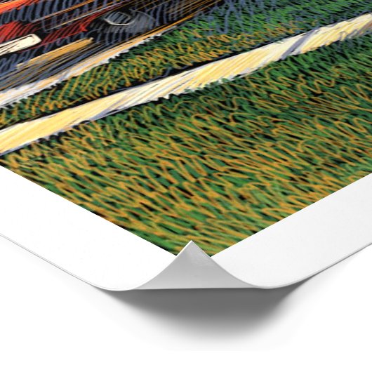 Poster van de nucleaire familie (Hoek)