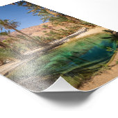 poster van de oase van marrakech (Hoek)