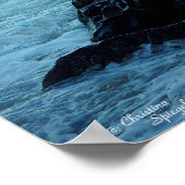 Poster van de oceaangolven van de Boulders (Hoek)