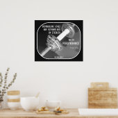 Poster van de odybuilding met Citaat 006 (Keuken)