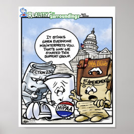 Poster van de ondersteuningsgroep