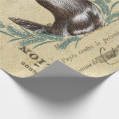 Poster van de ontkoppeling van de pluimveehouderij cadeaupapier (Hoek)