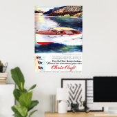 Poster van de oorlogsbassins Chris-Craft (Thuiskantoor)
