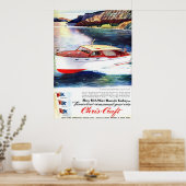 Poster van de oorlogsbassins Chris-Craft (Keuken)
