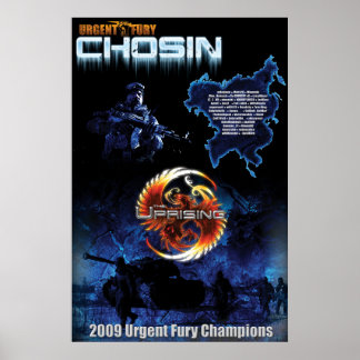 Poster van de opstand in Chosin