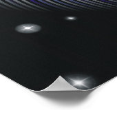 Poster van de optische illusie van de trommelopeni (Hoek)