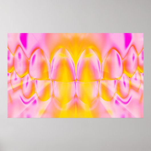 Poster van de orthodontist van de teeth Bite Denti (Voorkant)