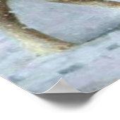 Poster van de Paarden en Girl Winter (Hoek)